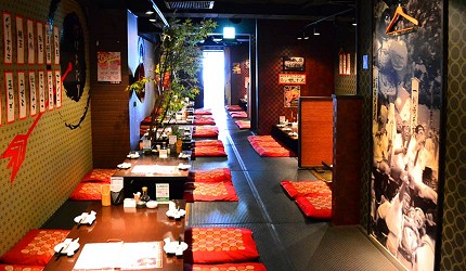 「魚と串揚げ 串かっちゃん」店內空間