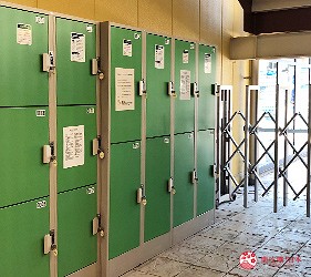 冈山购物必逛「三井 OUTLET PARK 仓敷」内的行李寄放置物柜
