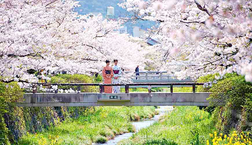 日本山陽山陰「山口市」的一之坂川